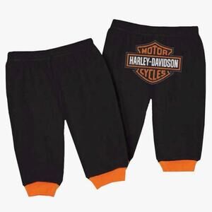 Harley davidson black sweatpants with